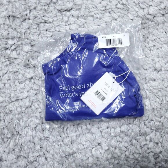 Andie Swim Caledonia Top Lapis Blue Size Small Bikini Crossover Back Lined - Picture 5 of 6